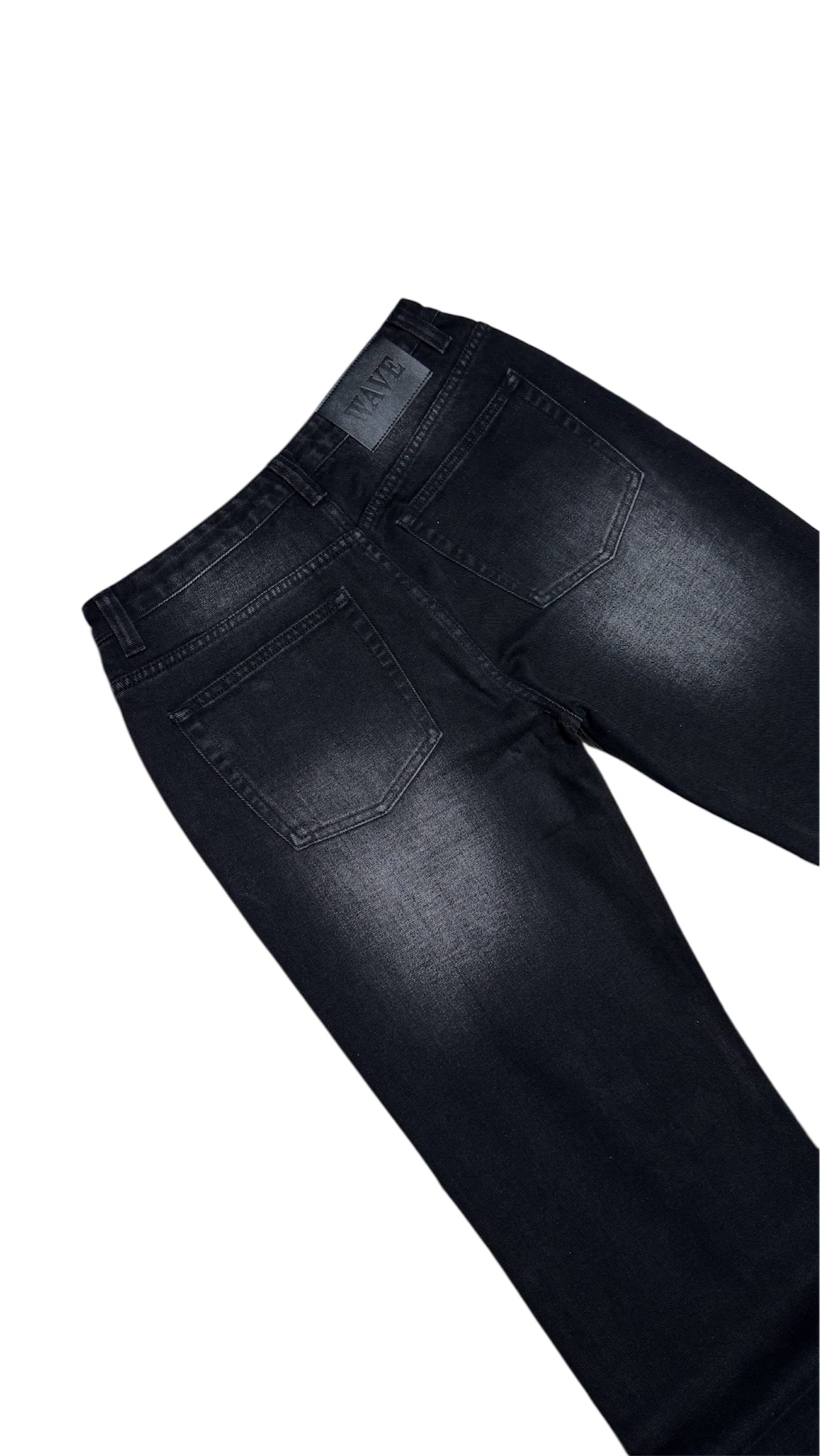 BLACK WASHED DENIM