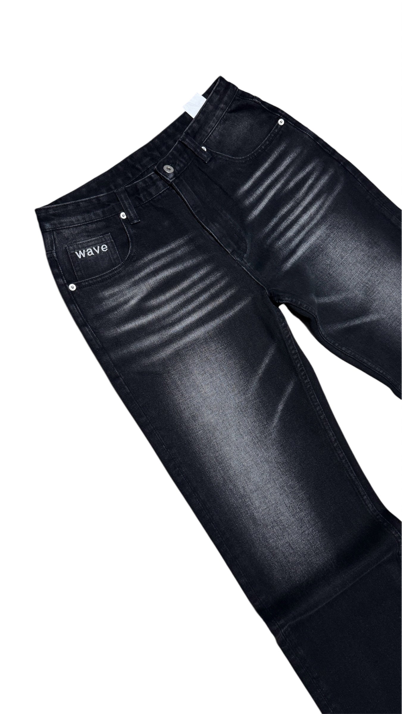 BLACK WASHED DENIM